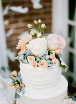 peach and blue wedding decorations and ideas (1)