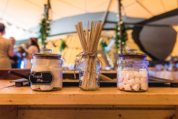 toasting marshmallows at summer weddings whimsicalwonderlandweddings.com - andrewkeher.co.uk