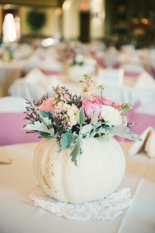 autumn wedding centrepieces theknot.com - blueelephantphotography.com