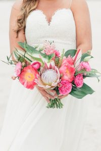 tropical wedding theme Ruffled - photo by Jessica Bordner Photography http://ruffledblog.com/florida-keys-destination-wedding