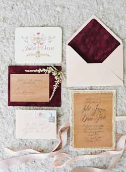 berry red and luxurious navy wedding colour scheme for autumn weddings 