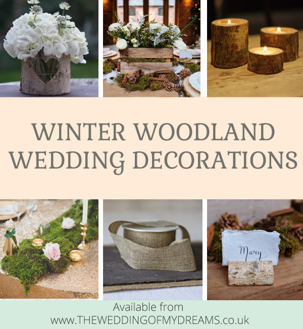 10 Winter Woodland wedding decorations you will just have to have for your wedding this winter