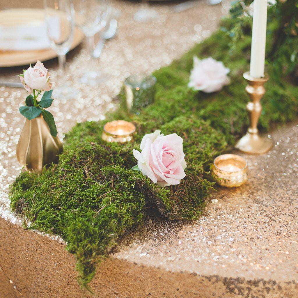 Dried Carpet Moss For Weddings (Rustic Woodland Styling)