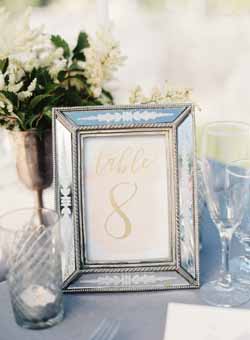 white blue and silver wedding decorations and ideas