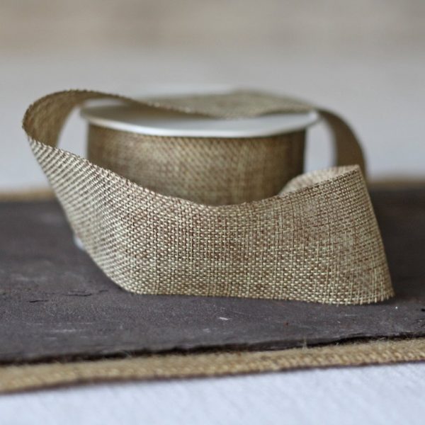 hessian ribbon winter woodland wedding decorations available from @theweddingomd