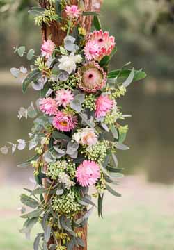 pretty pink wedding decorations and ideas