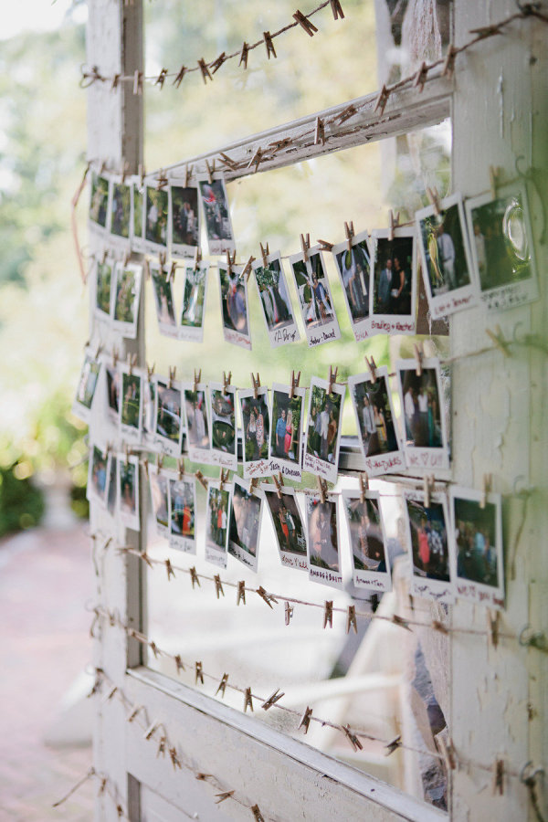 displaying photos at your wedding stylemepretty-com-boonetownstory-com