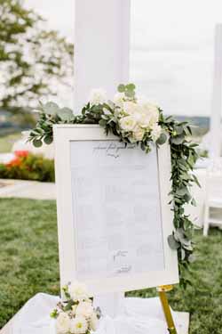 White winter wedding decorations and ideas