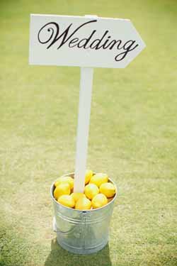 yellow wedding decorations and ideas