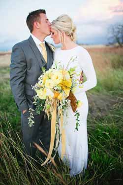 yellow wedding decorations and ideas