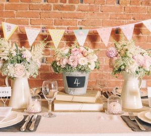 Our Favourite Wedding Centrepieces Under £15 available to buy online from @theweddingomd Blackboard_Bucket_2_1024x1024