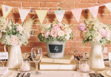 Our Favourite Wedding Centrepieces Under £15 available to buy online from @theweddingomd Blackboard_Bucket_2_1024x1024