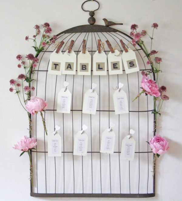 10 Ways To Include Birds And Birdcages At Your Wedding available to buy online from @theweddingomd birdcage_wedding_table_plan_1_1024x1024