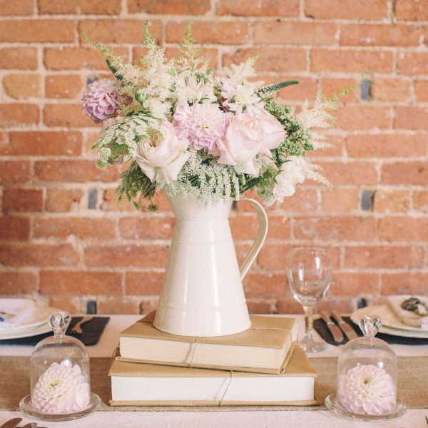 Our Favourite Wedding Centrepieces Under £15 available to buy online from @theweddingomd cream_metal_jug_2_1024x1024