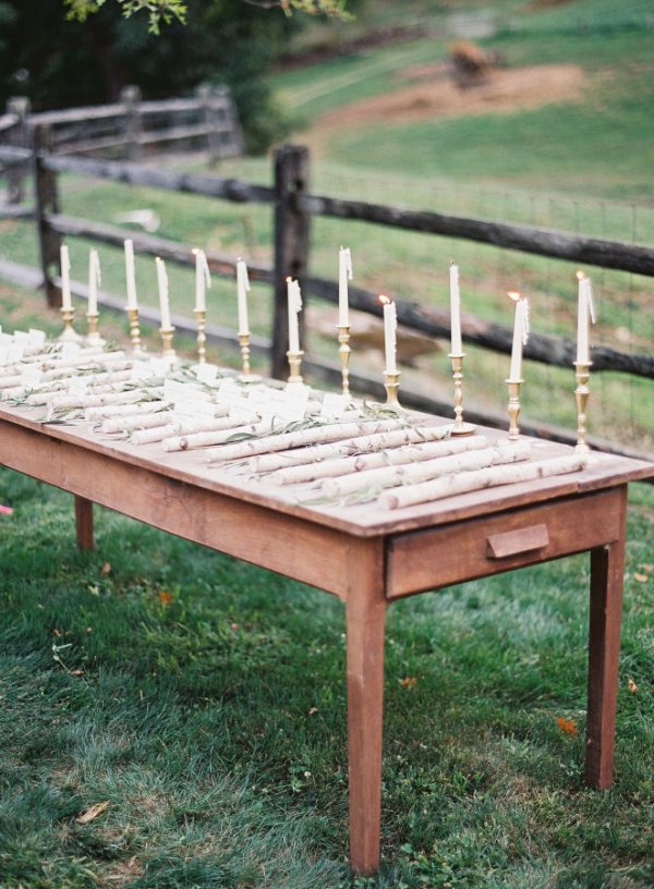 gold candle sticks wedding tables