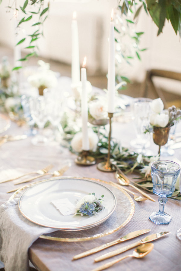 White And Gold Wedding Table stylemepretty.com - laurengabrielle.com1
