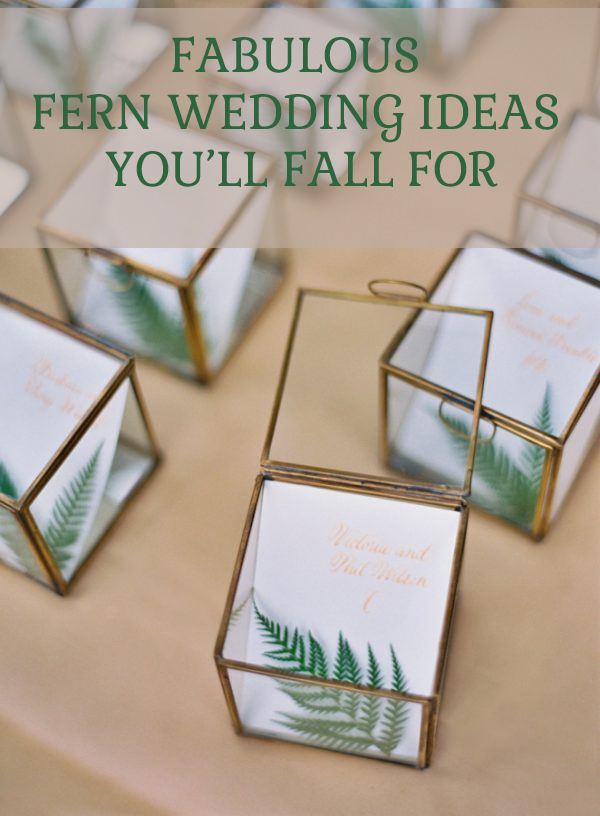 Fabulous fern wedding ideas you'll fall for by @theweddingomd