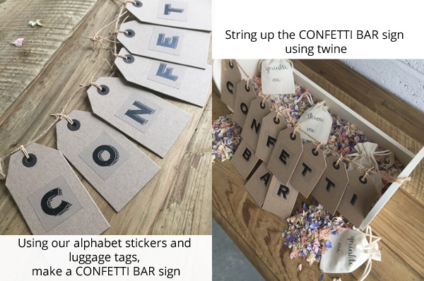 How to make a confetti bar 3