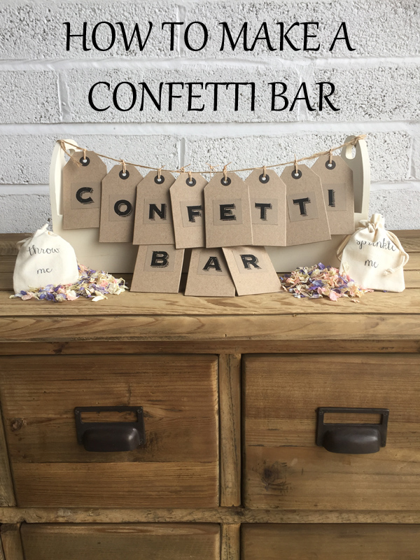 How to make a confetti bar