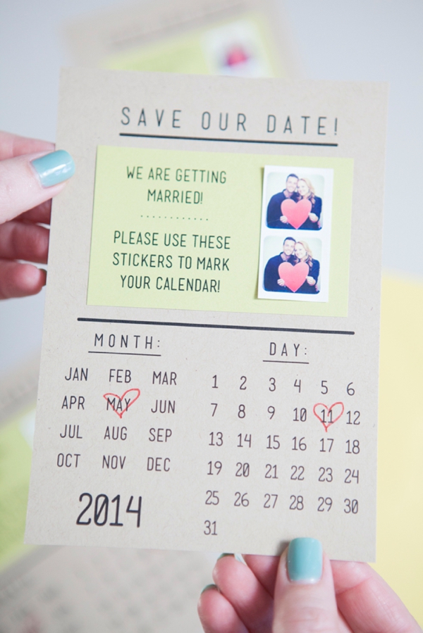 Save the Date Stickers -  UK