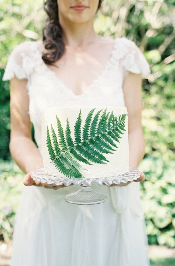 Fabulous fern wedding ideas - wedding cakes