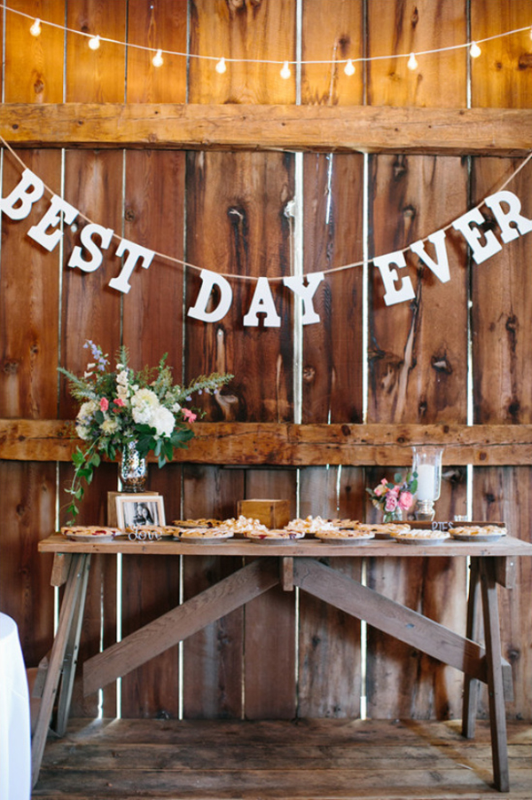 How To Create A Rustic Wedding Dessert Table