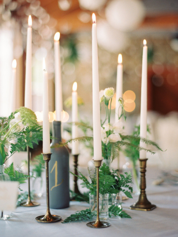 Fabulous fern wedding ideas - wedding centrepieces