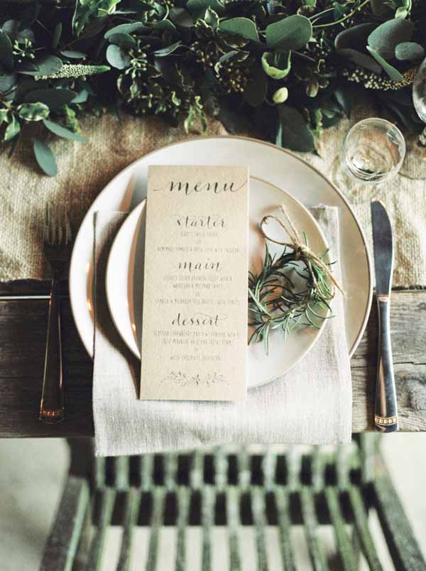 Rustic Elegant Wedding Ideas - Tree Slice and Escort Card Ideas