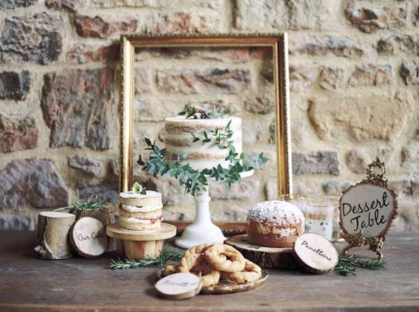 Rustic Elegant Wedding Ideas - Tree Slice and Escort Card Ideas