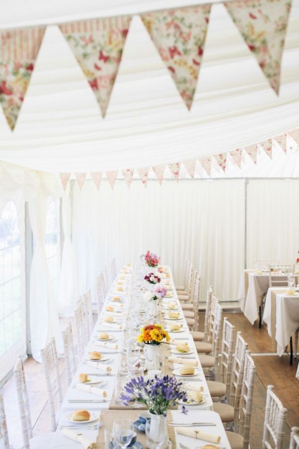 marquee wedding decorations bunting