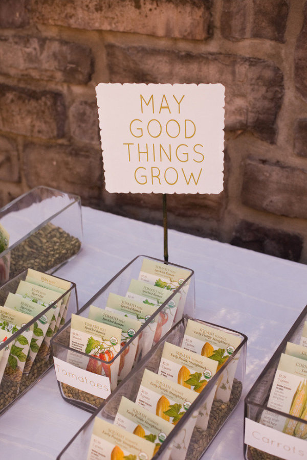 Let Love Grow Wedding Favours - Perfect For A Spring Wedding stylemepretty.com - jessamynharris.com