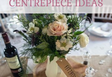 Cream jug wedding cetrepiece ideas