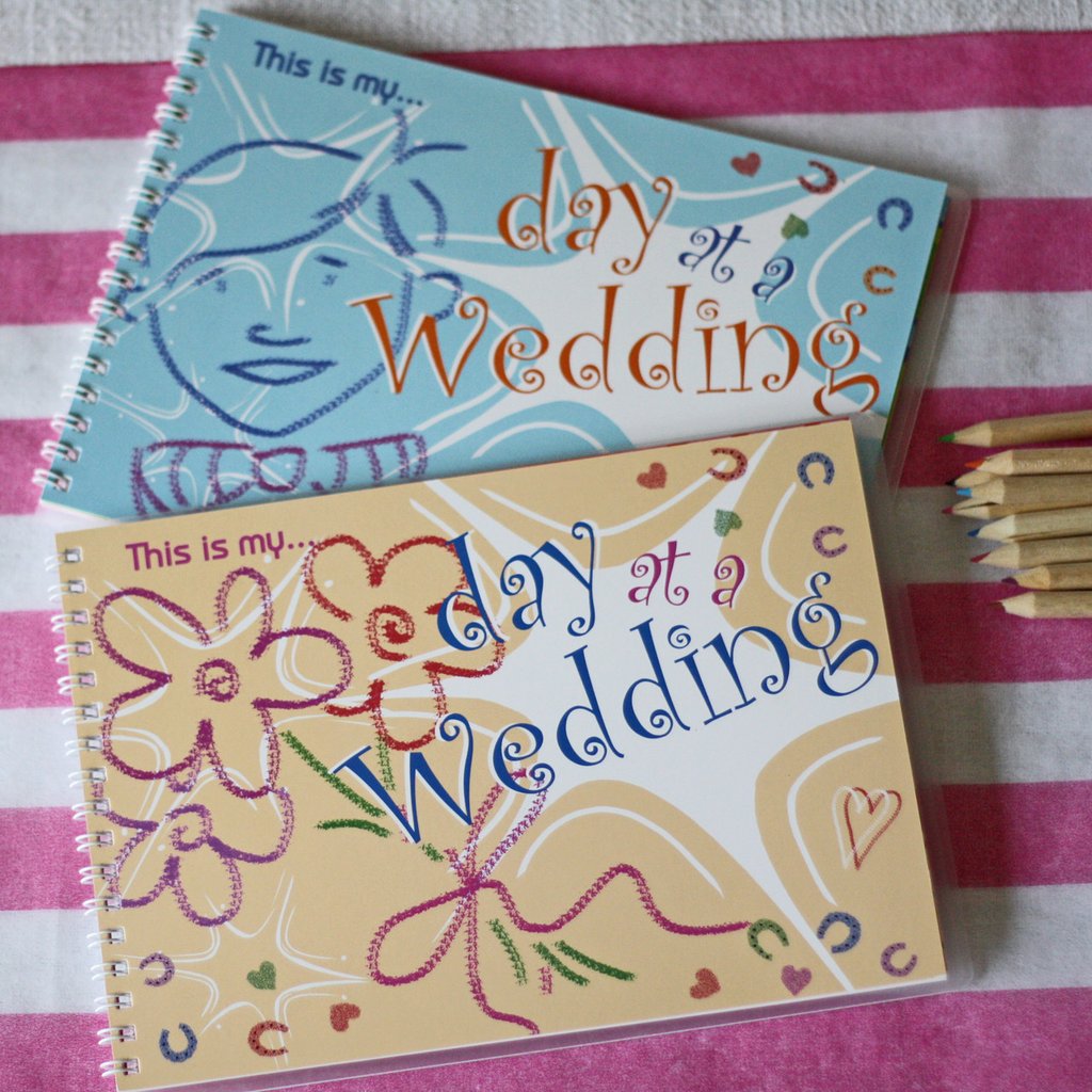 childrens wedding activity and keepsake book