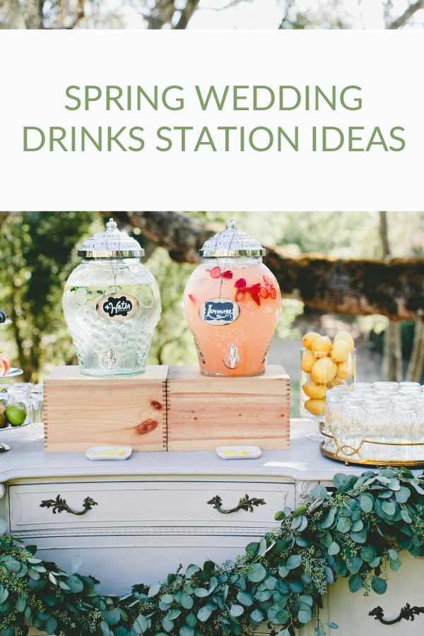 spring-wedding-drinks-station-ideas