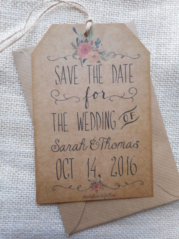 Creative Ways To Use Luggage Tags At Your Wedding folksy.com