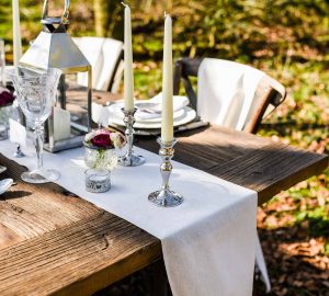 cotton natural cream wedding table runners available from the wedding of my dreams