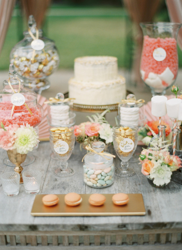 Summer Wedding Dessert Tables - Ideas and Inspiration weddingsparrow.com - peachesandmint.com1