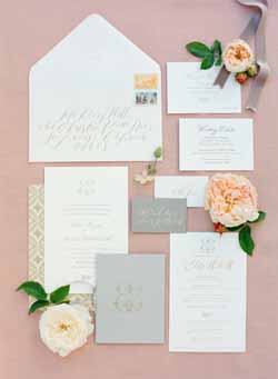 ivory peach and foliage wedding ideas and decoations