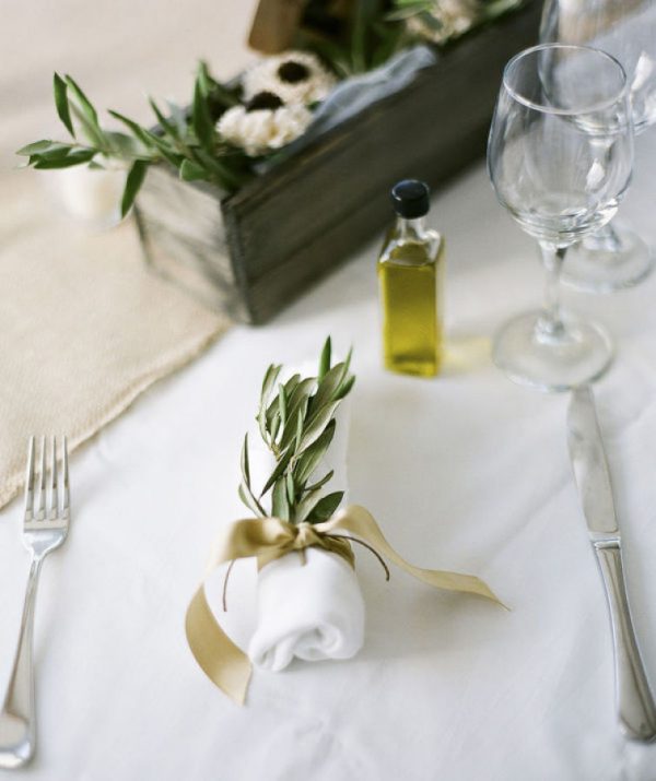 Olive Wedding Confetti and Decoration Ideas stylemepretty.com - punambean.com