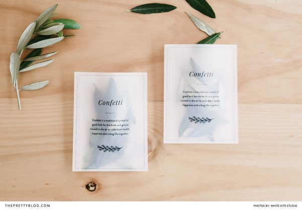 Olive Wedding Confetti and Decoration Ideas theprettyblog.com - whitekitestudio.co.za