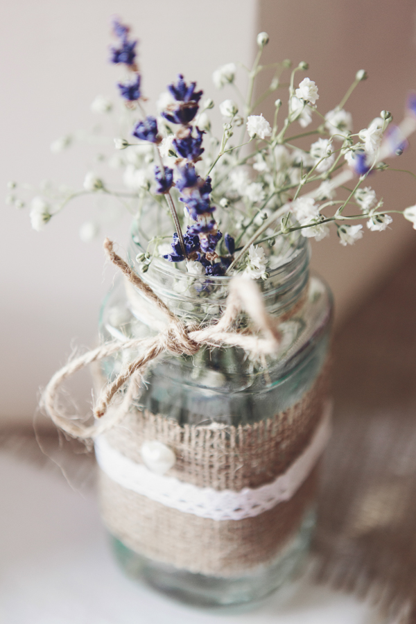 lavender wedding centerpieces