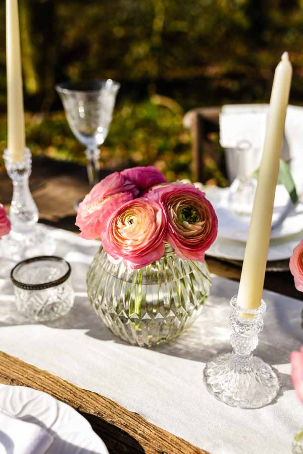 Elegant crystal and glass wedding decorations from the wedding of my dreams (1)