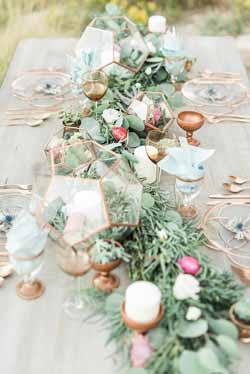 copper wedding ideas decorations