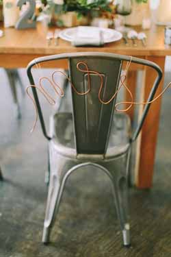 copper wedding ideas decorations