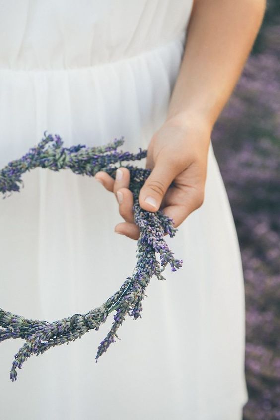 lavender flower crowns