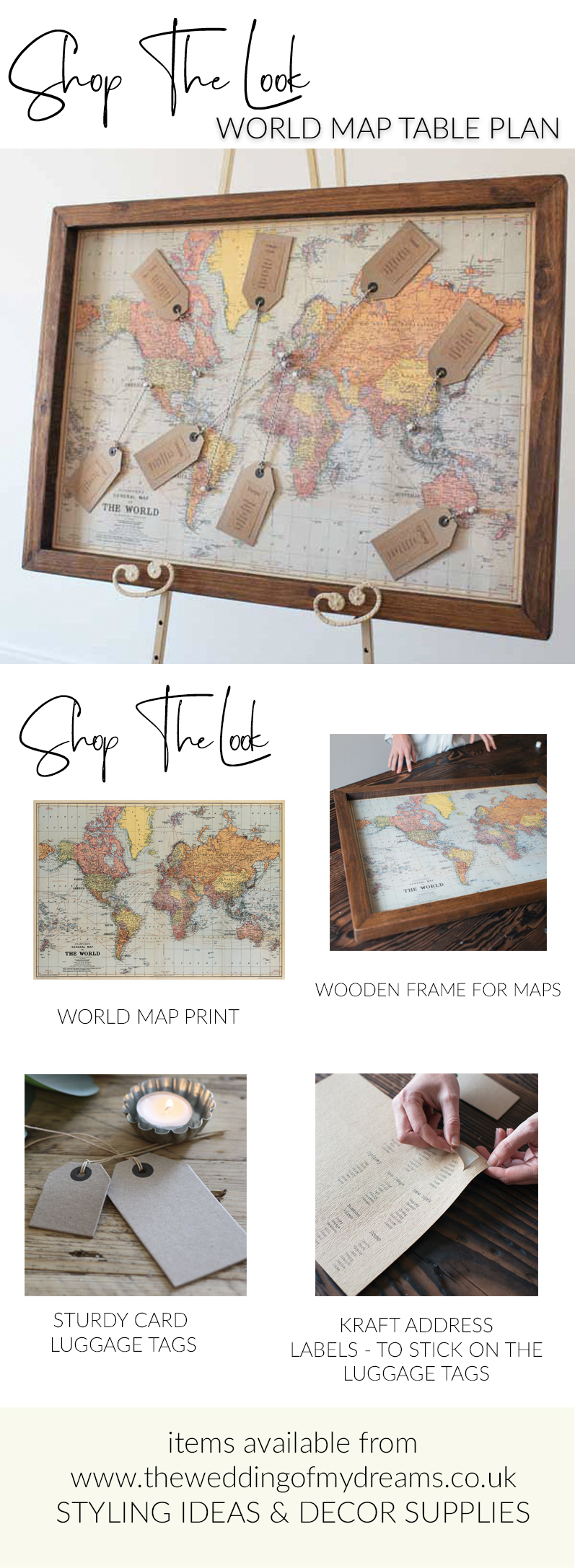 World map wedding table plan shop the look where to buy