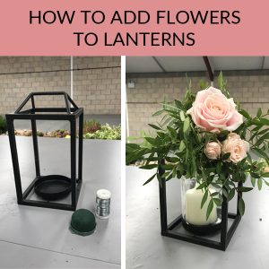 HOW TO ADD LANTERNS TO FLOWERS FOR WEDDINGS sq