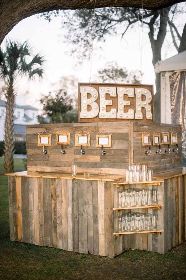 beer bar festival wedding