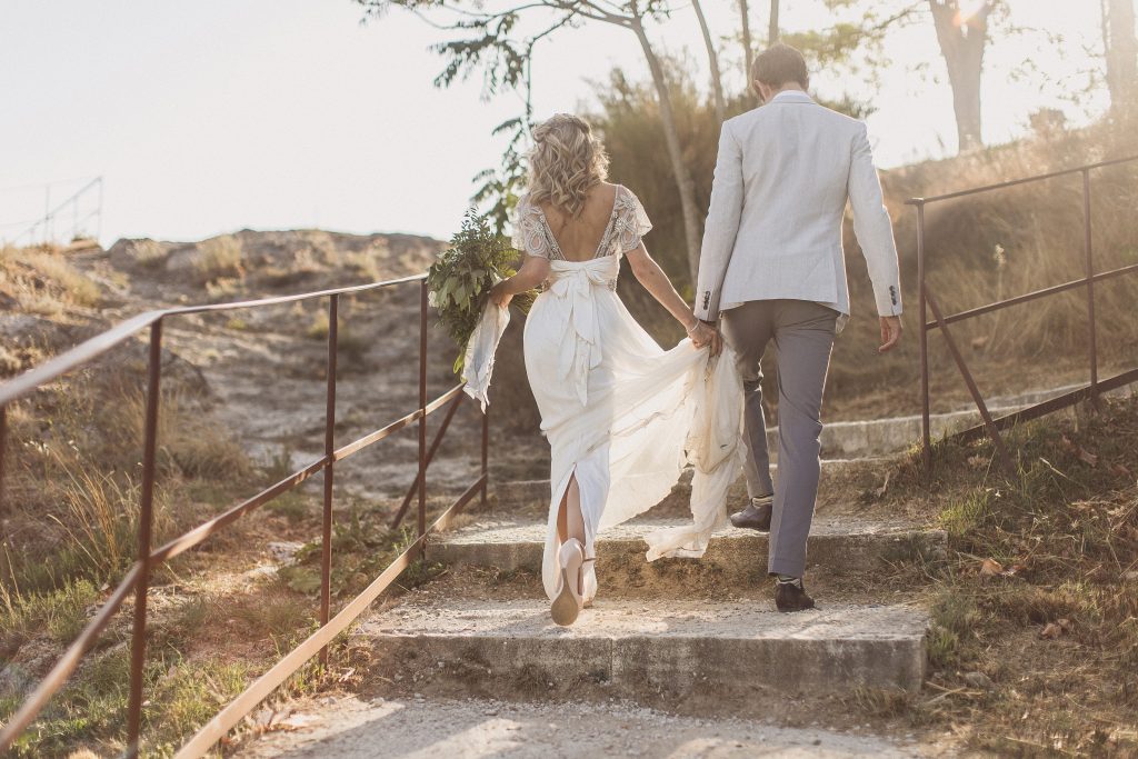 Anna Campbell Adelaide wedding dress Italy Tuscany Wedding Bagno Vignoni