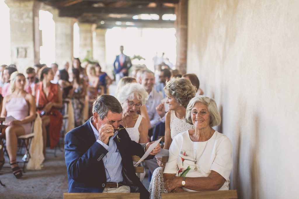 Bagno Vignoni Tuscany Destination Wedding Ceremony Loggiato